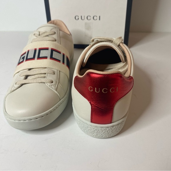 Gucci Ace Sneakers Elastic Band 5.5 NWT - Picture 5 of 10
